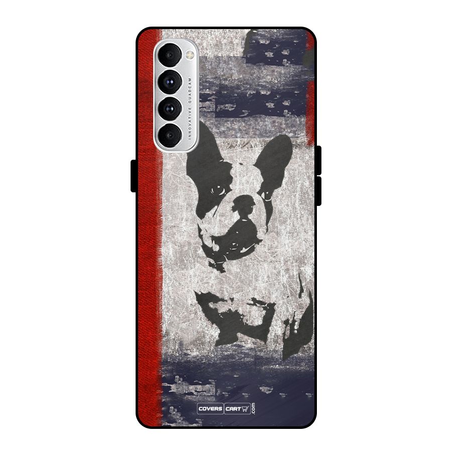 Bull Dog Metal Back Case for Oppo Reno4 Pro