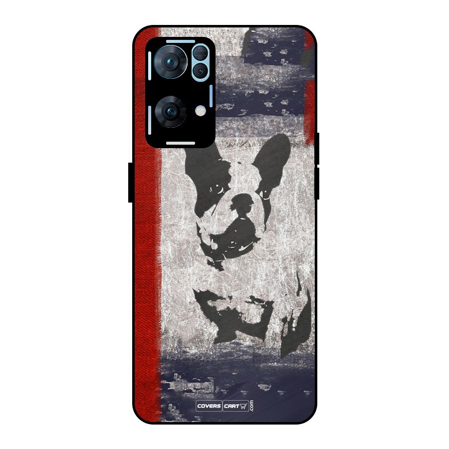 Bull Dog Metal Back Case for Oppo Reno7 Pro 5G