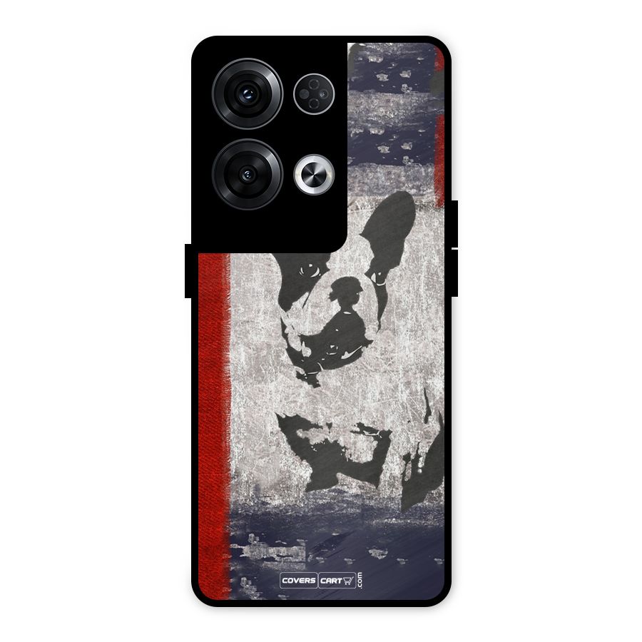 Bull Dog Metal Back Case for Oppo Reno8 Pro 5G