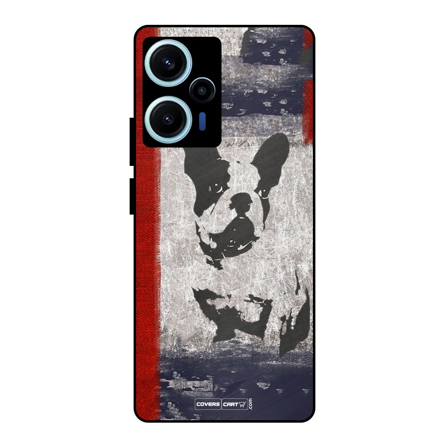 Bull Dog Metal Back Case for Poco F5