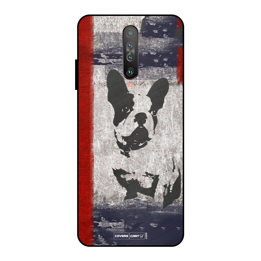 Bull Dog Metal Back Case for Poco X2