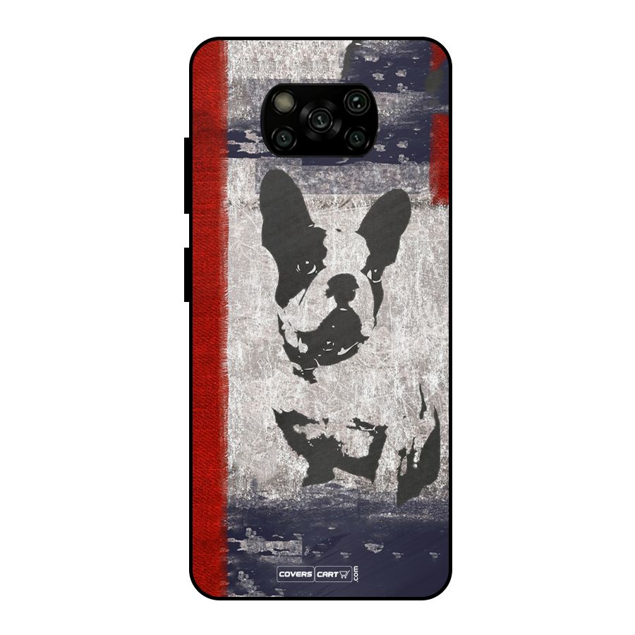 Bull Dog Metal Back Case for Poco X3