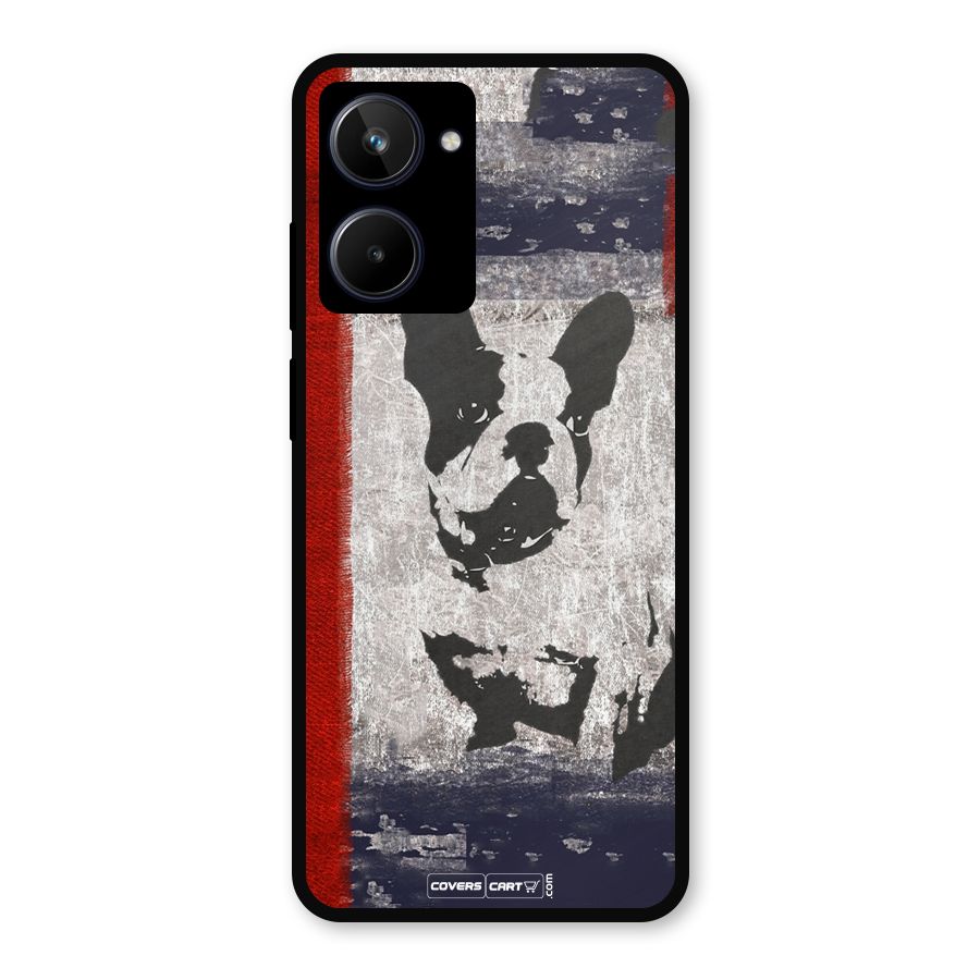 Bull Dog Metal Back Case for Realme 10