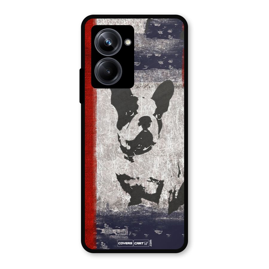 Bull Dog Metal Back Case for Realme 10 Pro