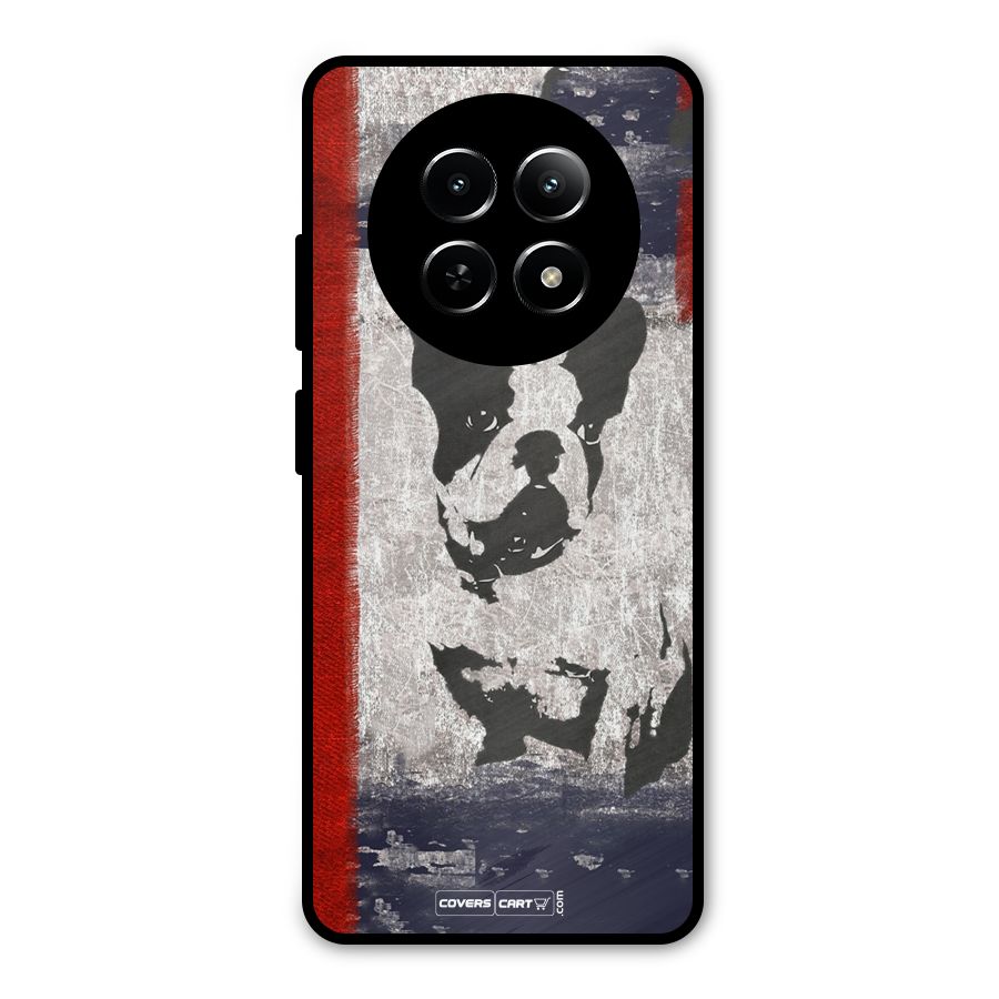 Bull Dog Metal Back Case for Realme 13