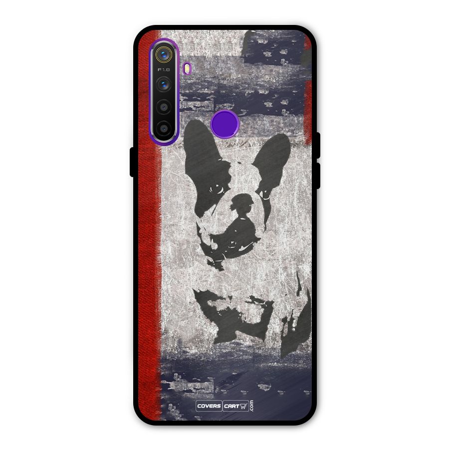 Bull Dog Metal Back Case for Realme 5