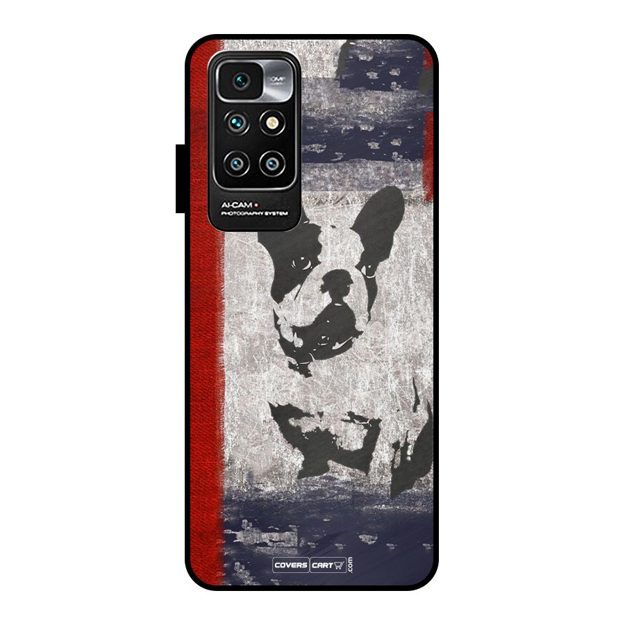 Bull Dog Metal Back Case for Redmi 10 Prime
