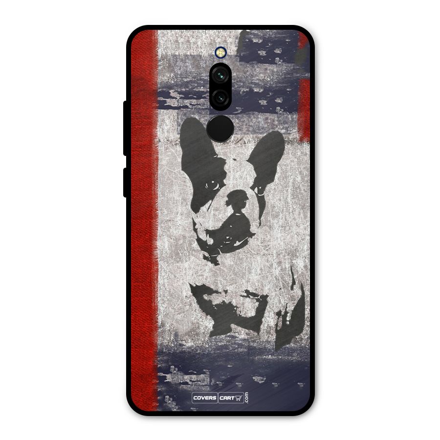 Bull Dog Metal Back Case for Redmi 8