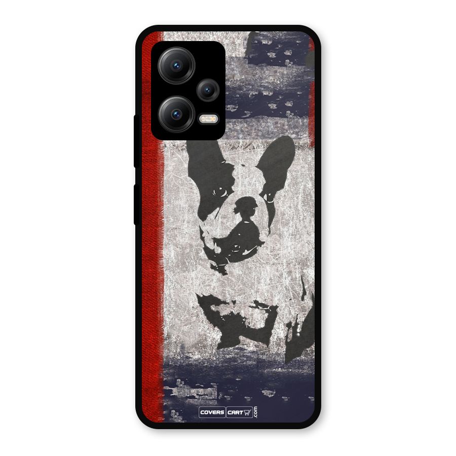 Bull Dog Metal Back Case for Redmi Note 12 5G