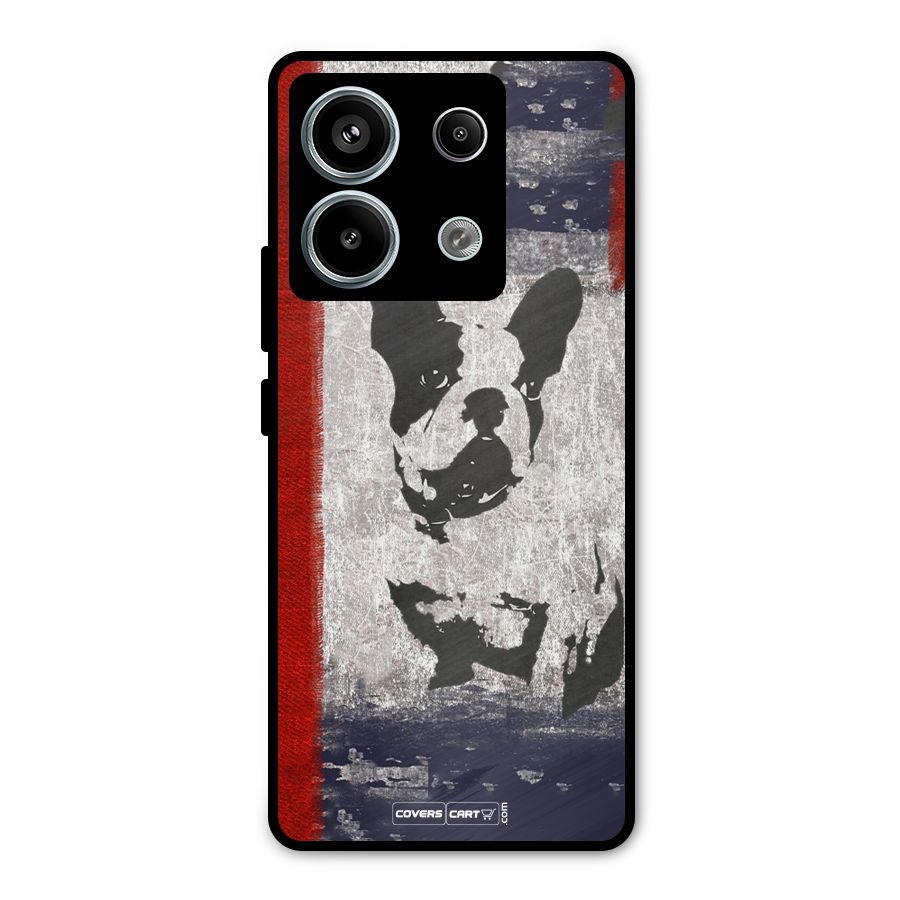 Bull Dog Metal Back Case for Redmi Note 13 Pro 5G