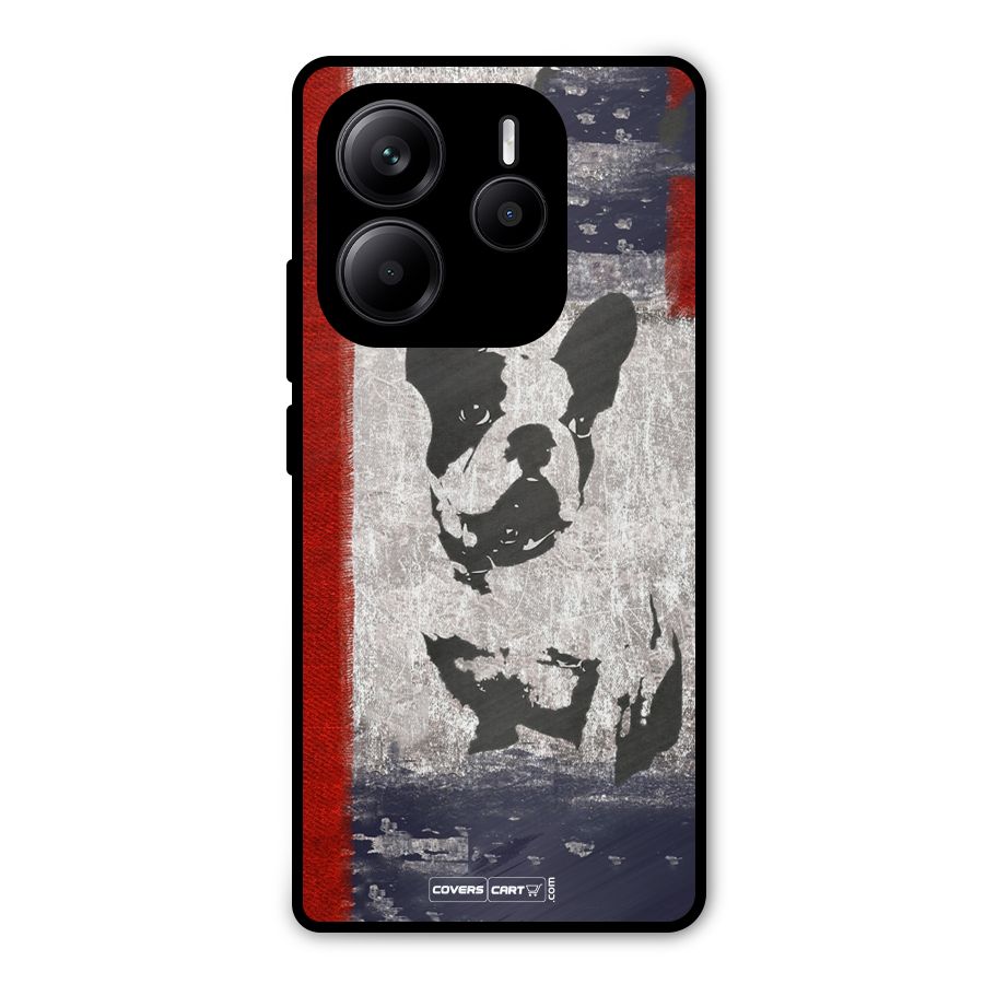 Bull Dog Metal Back Case for Redmi Note 14 5G