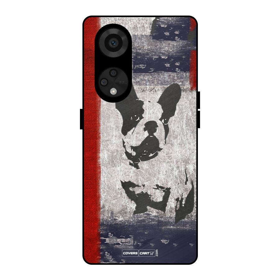 Bull Dog Metal Back Case for Reno8 T 5G