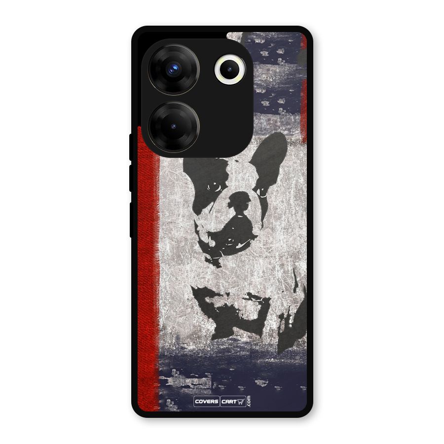 Bull Dog Metal Back Case for Tecno Camon 20