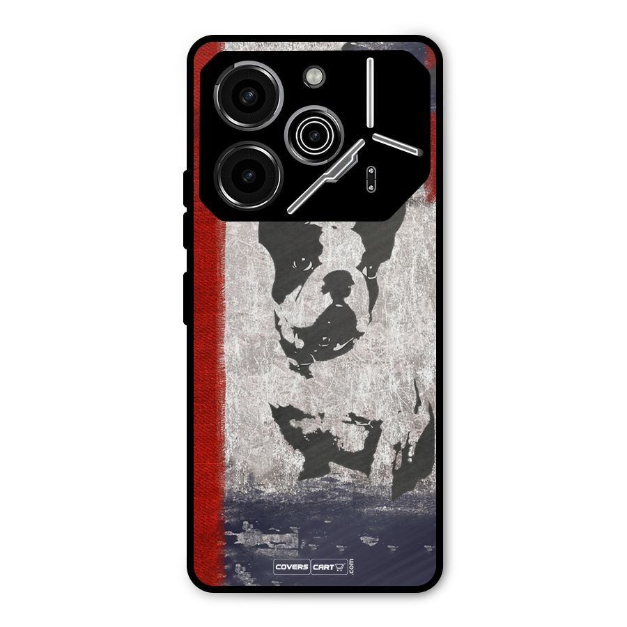 Bull Dog Metal Back Case for Tecno Pova 6 Pro