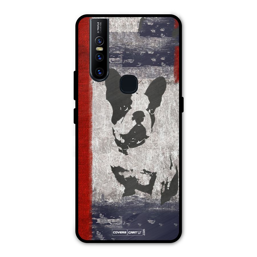 Bull Dog Metal Back Case for Vivo V15