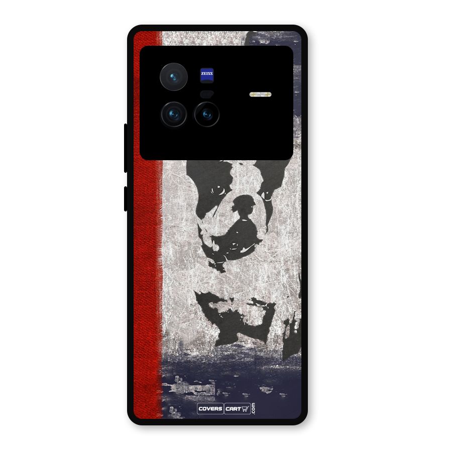 Bull Dog Metal Back Case for Vivo X80