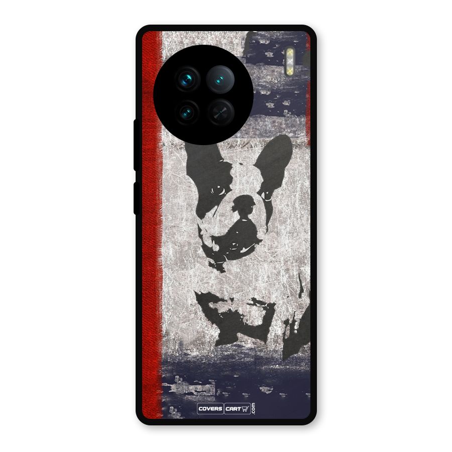 Bull Dog Metal Back Case for Vivo X90