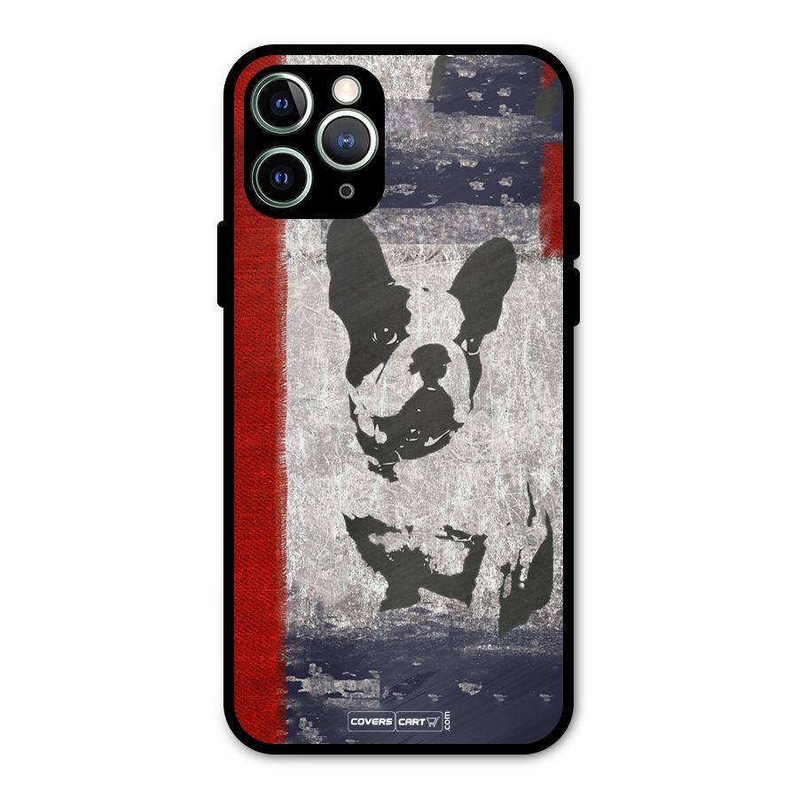 Bull Dog Metal Back Case for iPhone 11 Pro Max