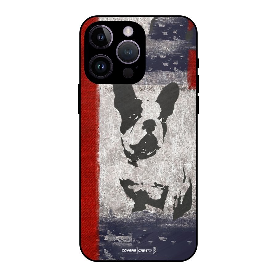 Bull Dog Metal Back Case for iPhone 14 Pro Max