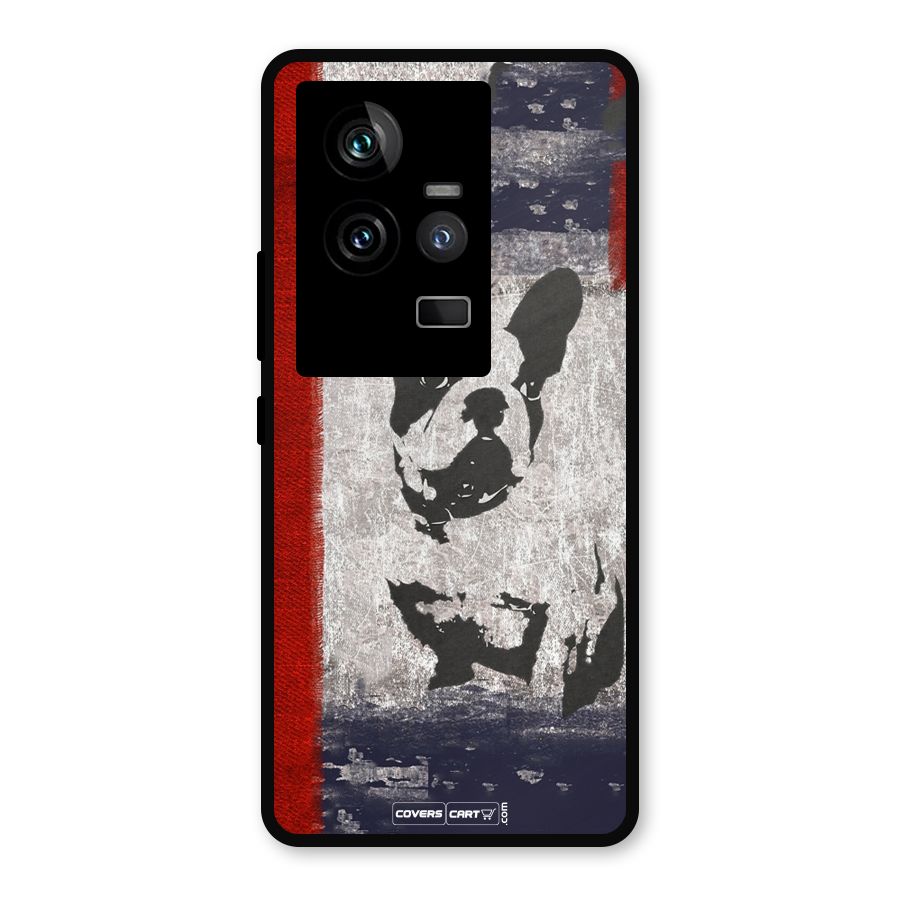 Bull Dog Metal Back Case for iQOO 11 5G