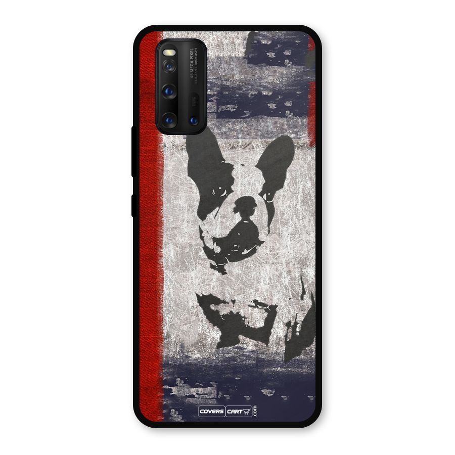 Bull Dog Metal Back Case for iQOO 3