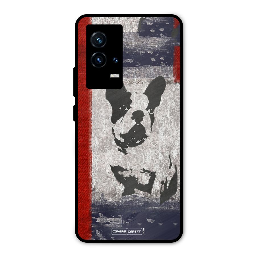 Bull Dog Metal Back Case for iQOO 9 5G