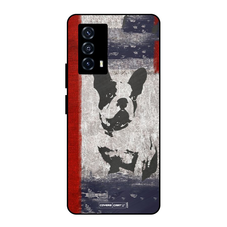 Bull Dog Metal Back Case for iQOO Z5