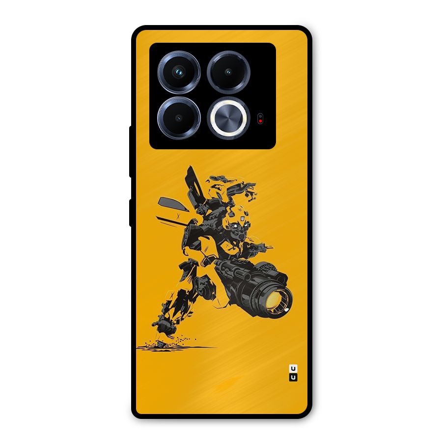 Bumblebee Metal Back Case for Infinix Note 40 5G