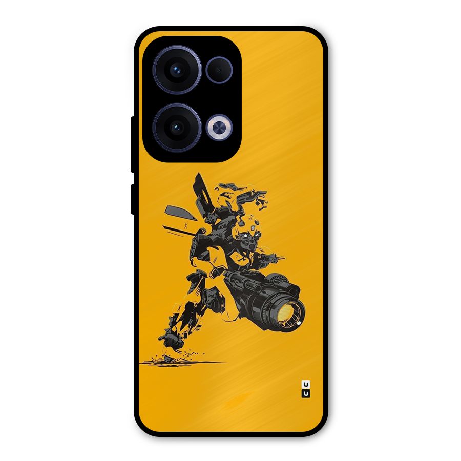 Bumblebee Metal Back Case for Oppo Reno13