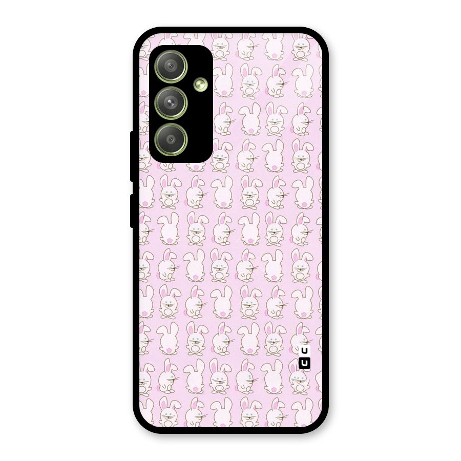 Bunny Cute Glass Back Case for Galaxy A54