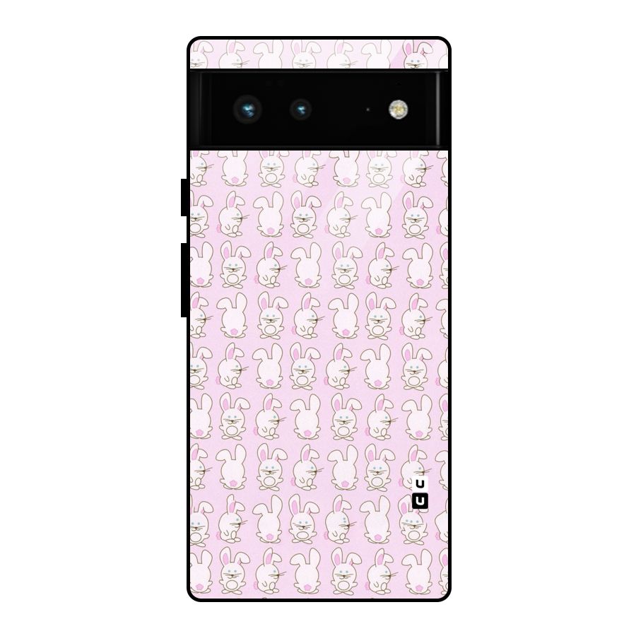 Bunny Cute Glass Back Case for Google Pixel 6