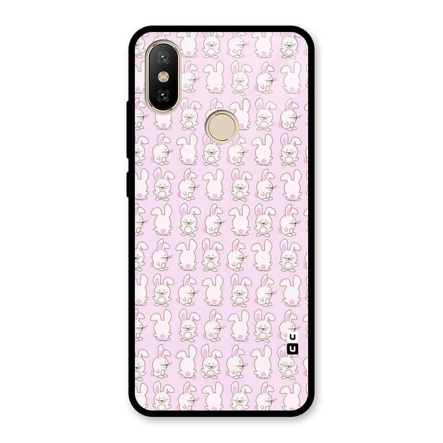 Bunny Cute Glass Back Case for Redmi A2