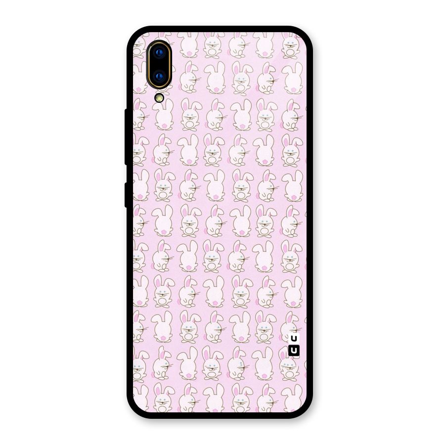 Bunny Cute Glass Back Case for Vivo V11 Pro