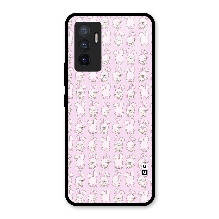 Bunny Cute Glass Back Case for Vivo V23e