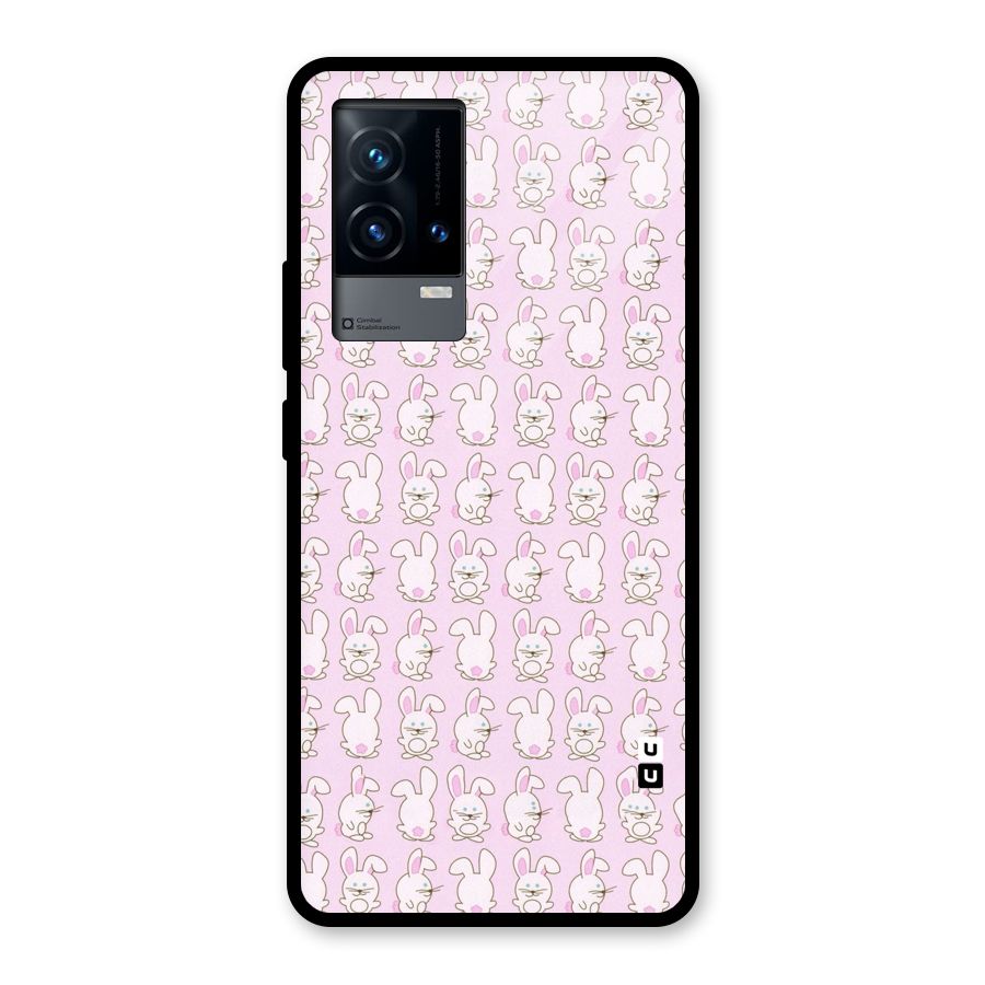Bunny Cute Glass Back Case for iQOO 9 5G