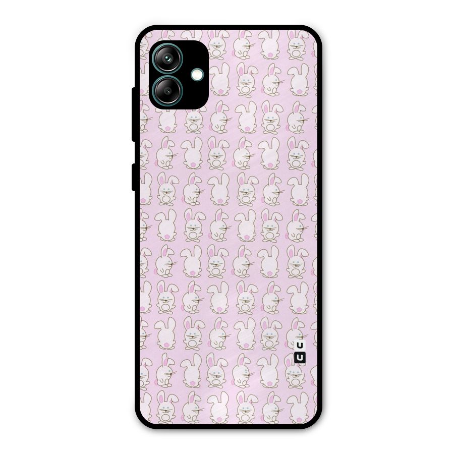 Bunny Cute Metal Back Case for Galaxy A04