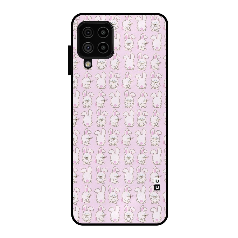 Bunny Cute Metal Back Case for Galaxy A22 4G
