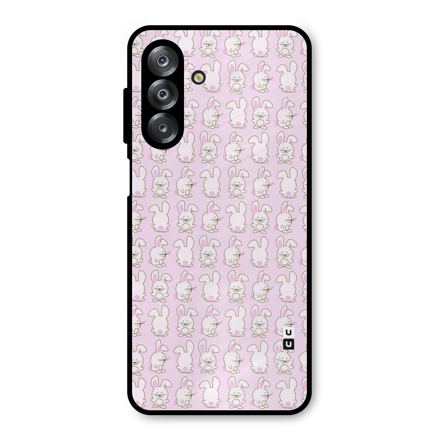 Bunny Cute Metal Back Case for Galaxy A26