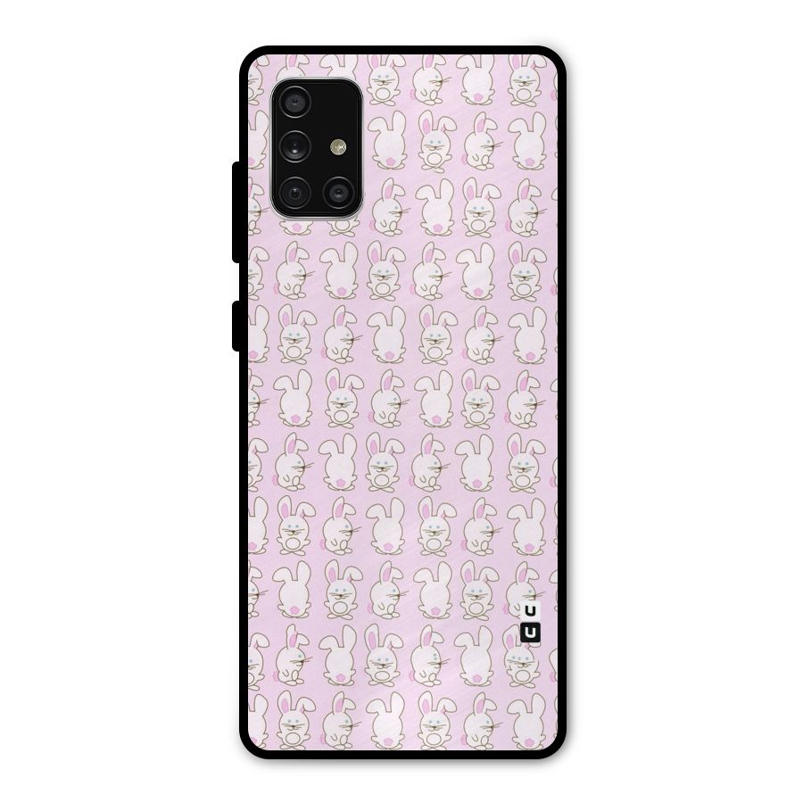 Bunny Cute Metal Back Case for Galaxy A71