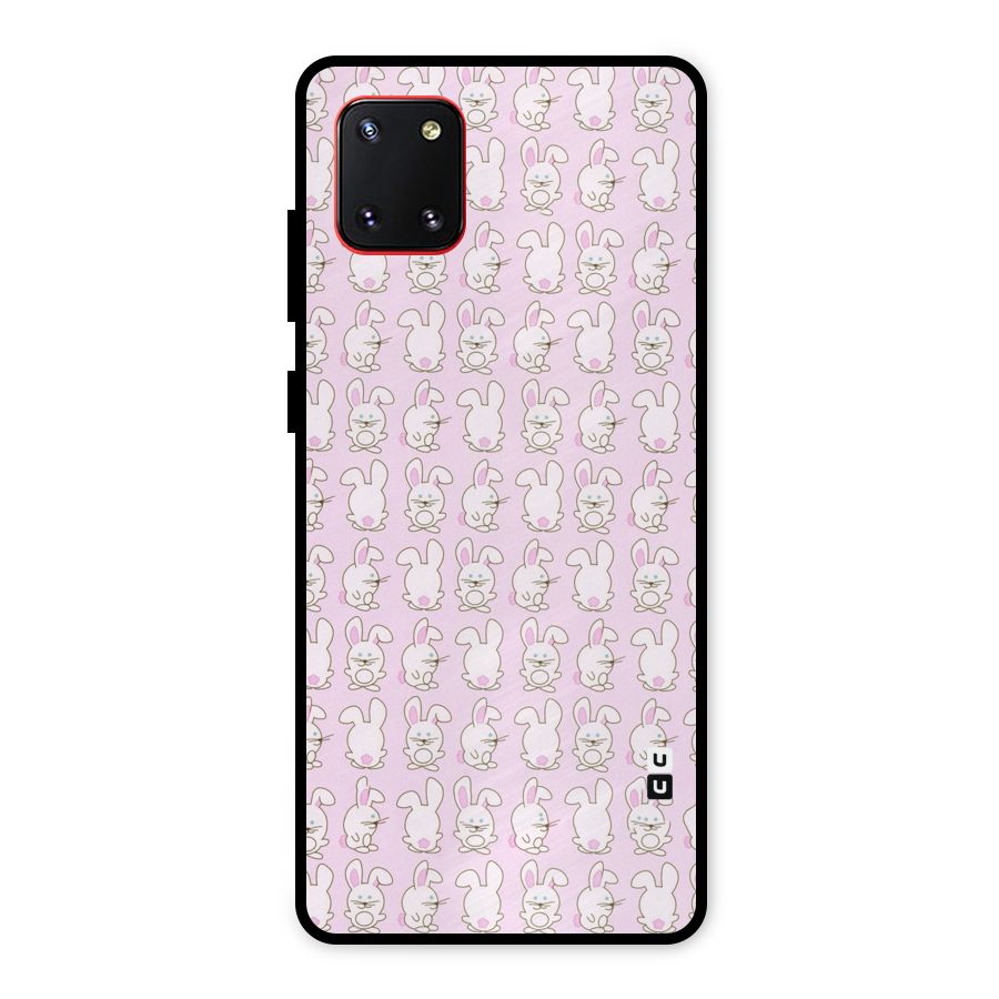 Bunny Cute Metal Back Case for Galaxy Note 10 Lite