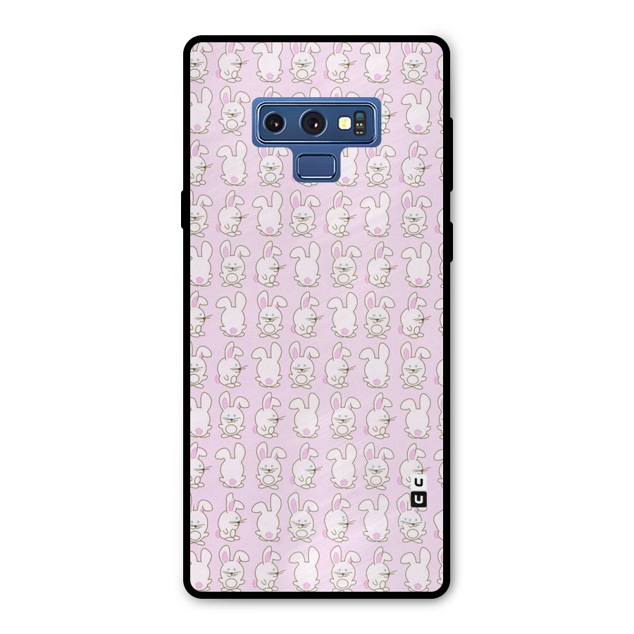 Bunny Cute Metal Back Case for Galaxy Note 9