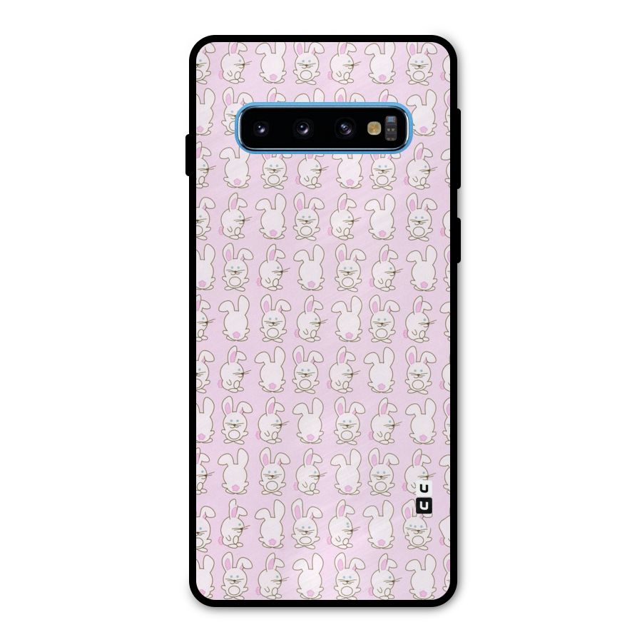 Bunny Cute Metal Back Case for Galaxy S10