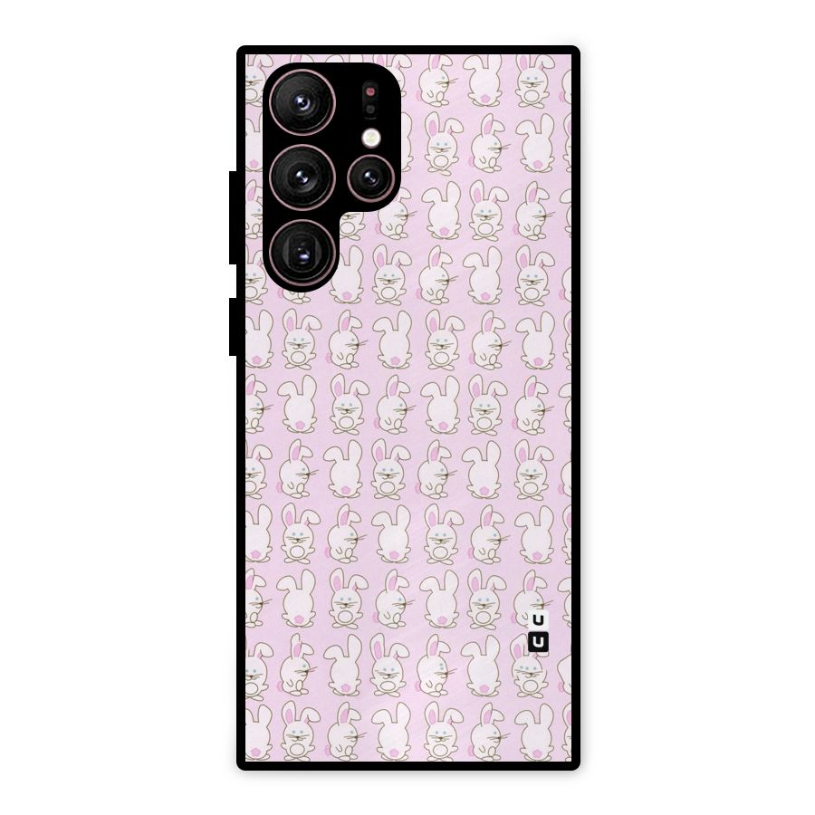 Bunny Cute Metal Back Case for Galaxy S22 Ultra 5G