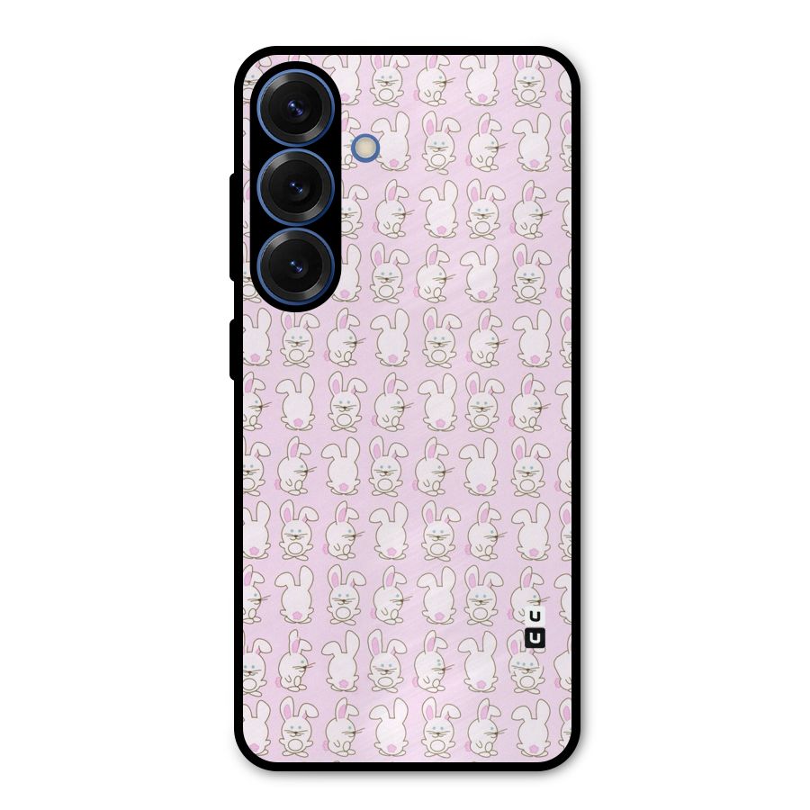 Bunny Cute Metal Back Case for Galaxy S25