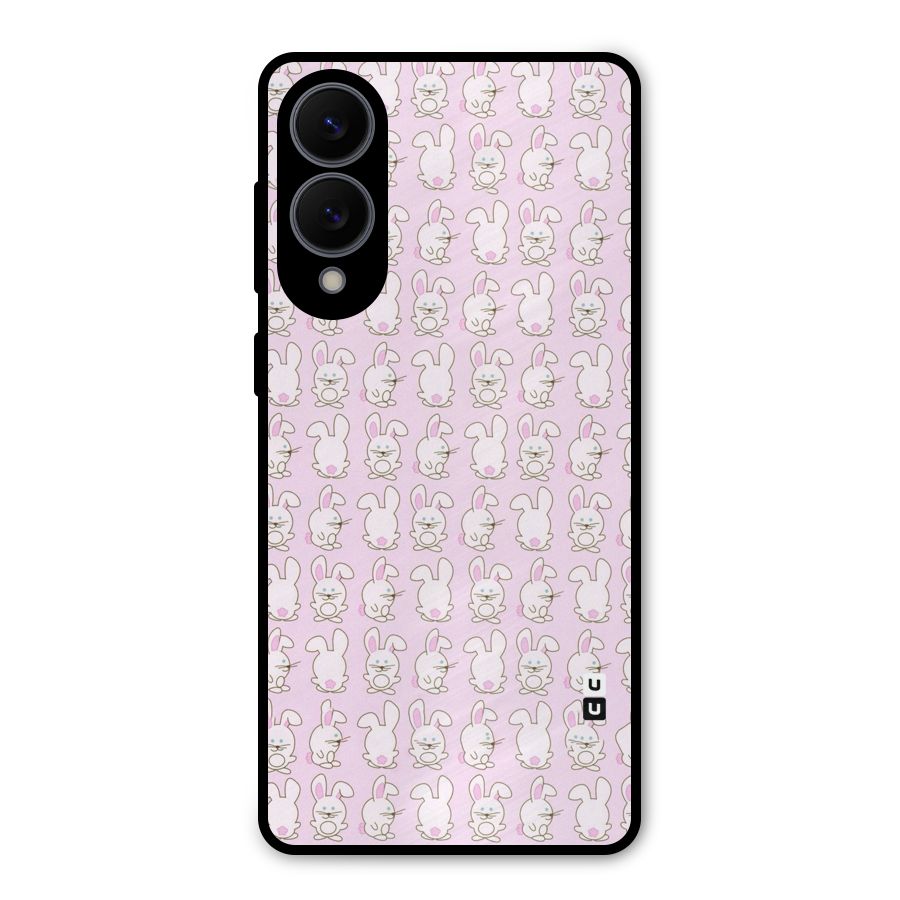 Bunny Cute Metal Back Case for Galaxy S25 Edge