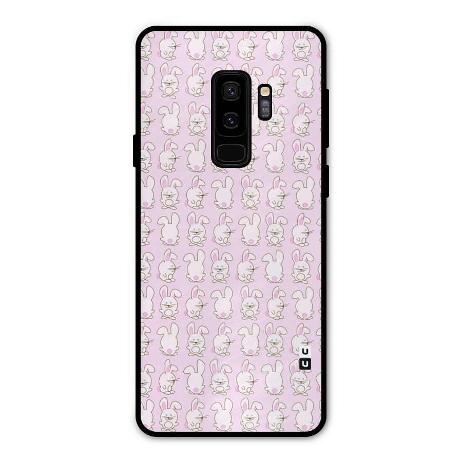 Bunny Cute Metal Back Case for Galaxy S9 Plus