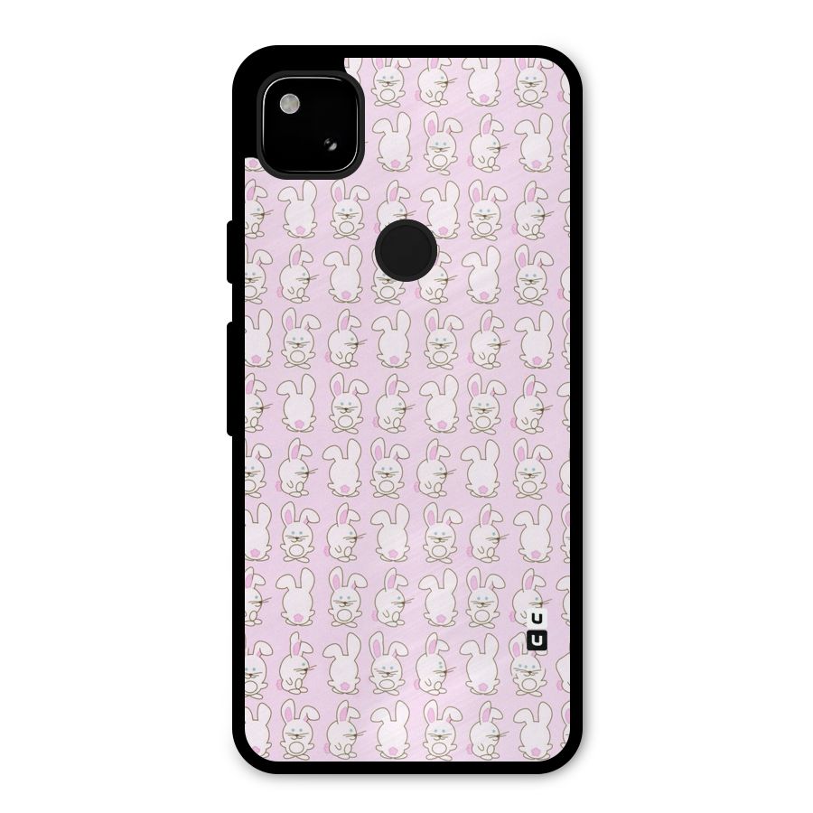 Bunny Cute Metal Back Case for Google Pixel 4a