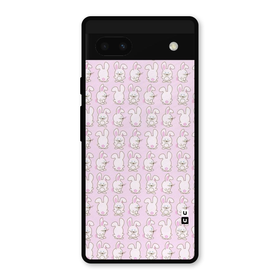 Bunny Cute Metal Back Case for Google Pixel 6a