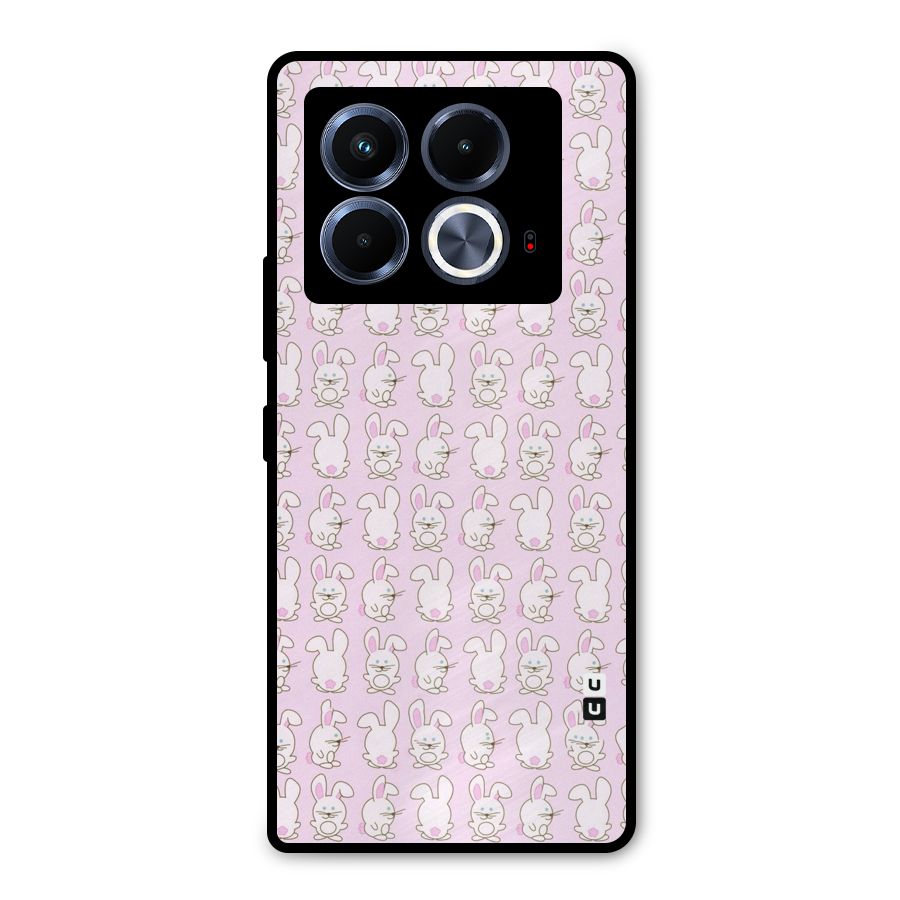 Bunny Cute Metal Back Case for Infinix Note 40 5G