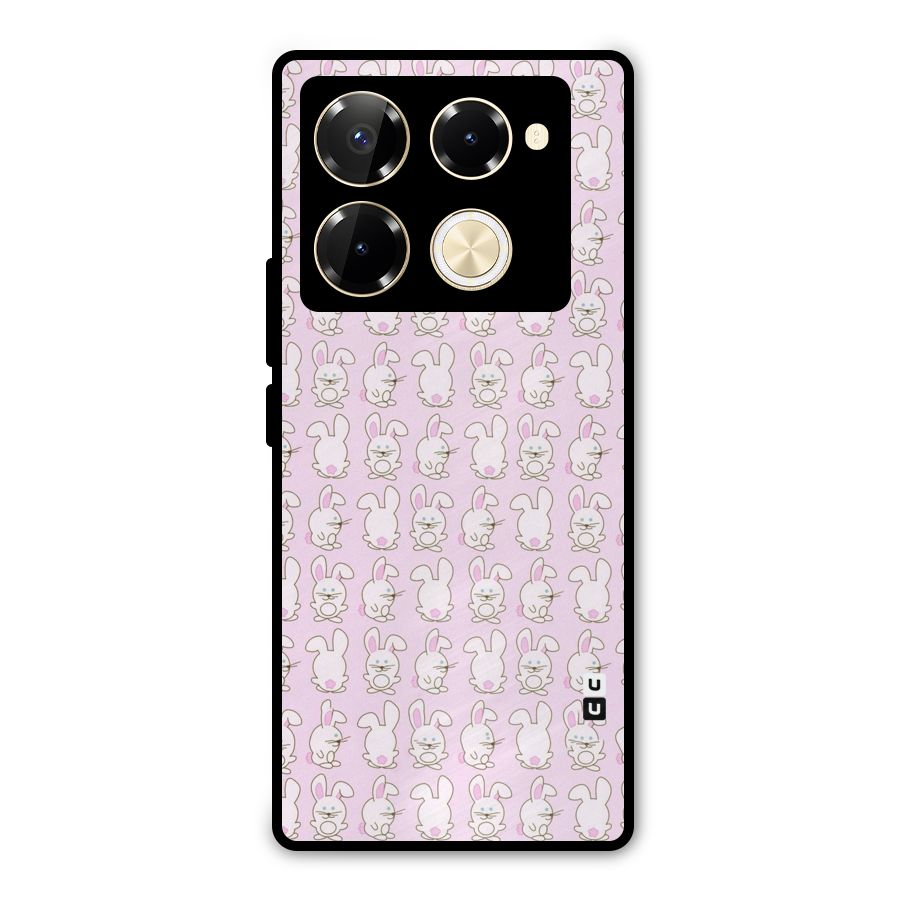 Bunny Cute Metal Back Case for Infinix Note 40 Pro Plus